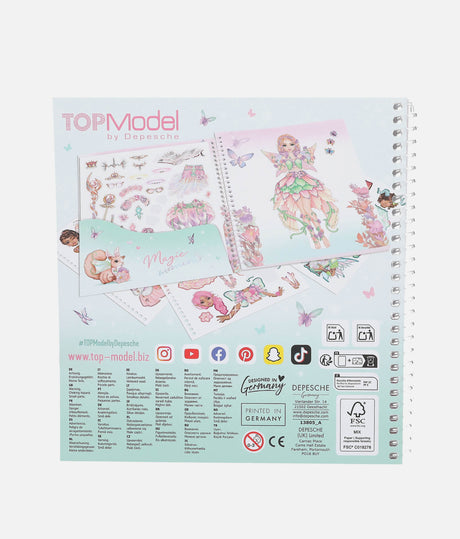 TOPModel Dress Me Up Fantasy Sticker Book - 0013805