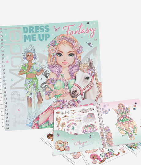 TOPModel Dress Me Up Fantasy Sticker Book - 0013805