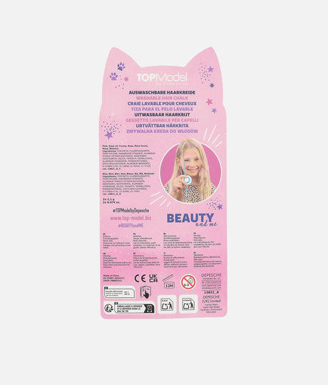 TOPModel Hair Chalk Set BEAUTY and ME, Wash-Out Hair Colour - 0013821