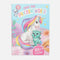 YLVI Unicorn Sticker Book, Activity Book with Fantasy Characters - 0013880