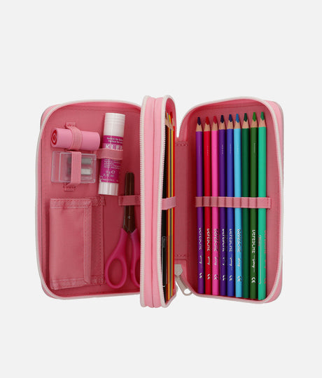 Ylvi Double Pencil Case SUGAR POP with Stationery - 0014034