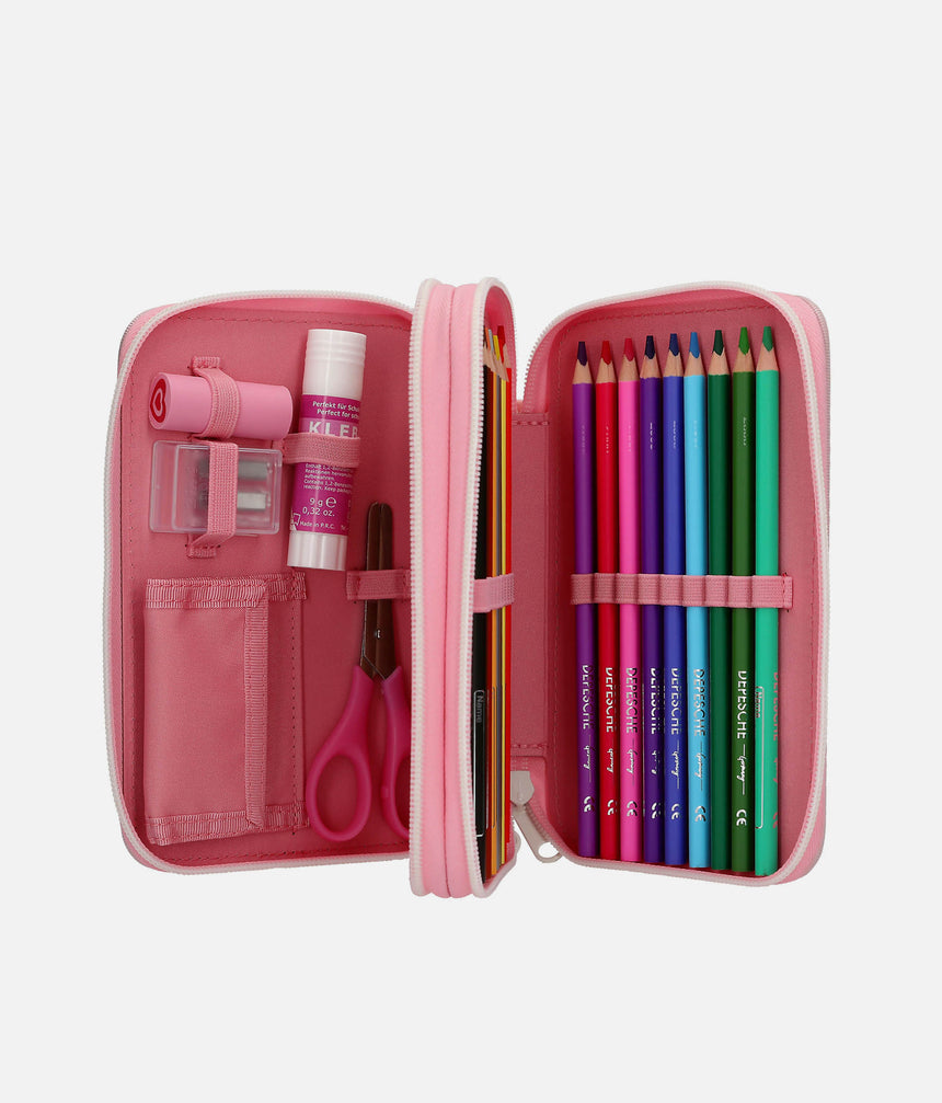 Ylvi Double Pencil Case SUGAR POP with Stationery - 0014034