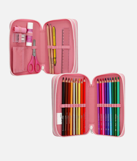 Ylvi Double Pencil Case SUGAR POP with Stationery - 0014034