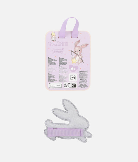 Princess Mimi Glitter Bunny Hair Clip, Magical Hair Accessory - 0014067