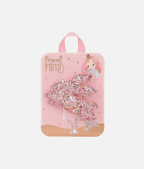 Princess Mimi Glitter Bunny Hair Clip, Magical Hair Accessory - 0014067