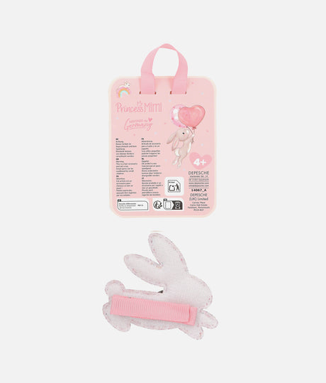 Princess Mimi Glitter Bunny Hair Clip, Magical Hair Accessory - 0014067