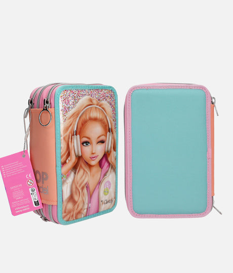 TOPModel MUSIC Triple Pencil Case with Stationery - 0014100