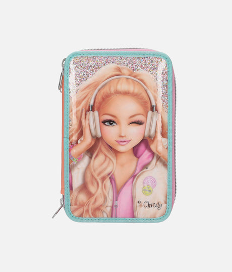 TOPModel MUSIC Triple Pencil Case with Stationery - 0014100