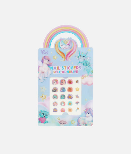 Ylvi Unicorn Nail Stickers for Girls, Self Adhesive Nail Art - 0014189