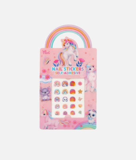 Ylvi Unicorn Nail Stickers for Girls, Self Adhesive Nail Art - 0014189
