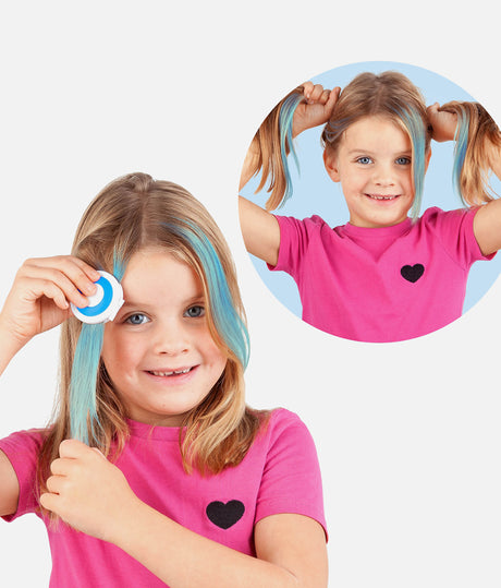 Ylvi Washable Hair Chalk for Kids, Temporary Hair Colour - 0014202