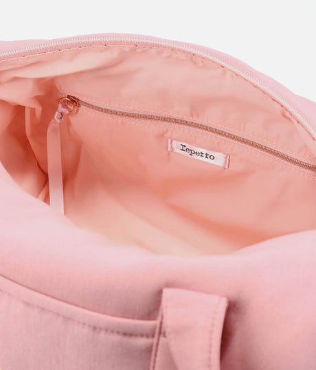 Large Dance Duffel, Elegant Pink Dance Bag with Zip Closure - B0233