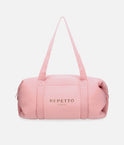 Large Dance Duffel, Elegant Pink Dance Bag with Zip Closure - B0233