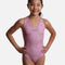 Girls Cross Back Leotard, Wildflower Chamomile - 12086C