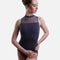 High Neck Dance Leotard, Wildflower Hyacinth - 12087W