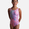 Girls Gymnastics Leotard with Scrunchie, UNICORN DISCO SHINE BRIGHT - 12300C