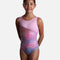 Girls UNICORN DISCO GLIMMER Gymnastics Leotard, Rainbow Design - 12302C