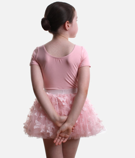Flutter Float Tutu Skirt with 3D Butterfly Mesh Design - 12576C
