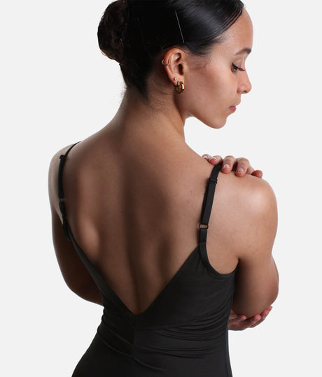 Anemoia Camisole Leotard, Flattering V-Neck with Low Back Design - 12600W