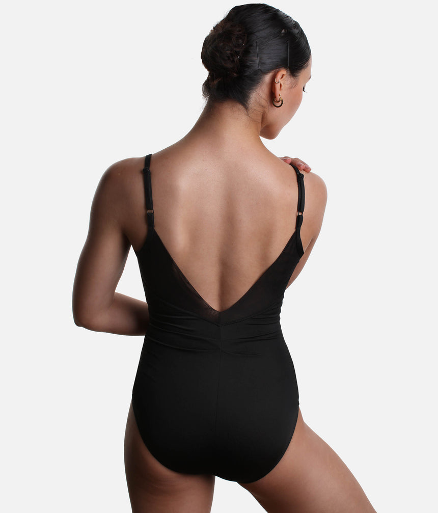 Anemoia Camisole Leotard, Flattering V-Neck with Low Back Design - 12600W