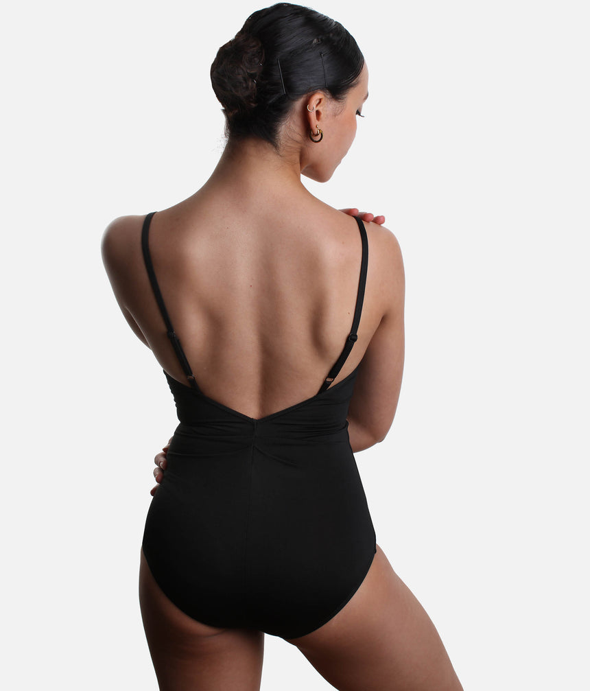 Wistful Camisole Leotard, Premium Dancrewear with with Low V-Back - 12601W