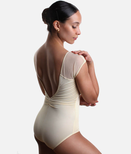 MOONSTRUCK Mesh Cap Sleeve Leotard, Contemporary Ballet Style - 12603W