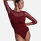 Long Mesh Sleeve Dance Leotard - SL 129