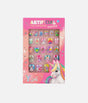 Ylvi Artificial Unicorn Nails, 24 Self-Adhesive Nails for Kids - 0013656