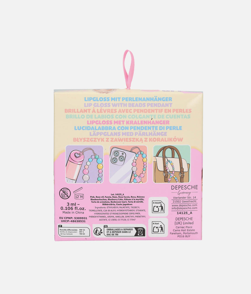 TOPModel CANDY GLAM Lip Gloss with Colourful Pendant - 0014125