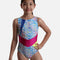Printed Girl's Gymnastics Leotard, Tank Style - 17806