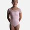 Girls Logan Cap Sleeve Leotard, Elegant Floral Design - CL20009