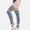 Long Striped Bamboo Legwarmers, Professional Ballet Warm-Up - 2038