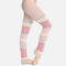 HEATHER Long Striped Legwarmers, Soft Bamboo Ballet Warm-Up - 2048