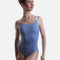 Low-Back Camisole Leotard with Interchangeable Strap - 2120