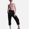 Loose-Fitting Capri Dance Pants, Soft Cotton - SD2407