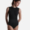 Turtleneck Dance Leotard with Zip-Front, Ribbed Accents & Mesh Back - 2702