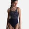 Daisy Camisole Strap Leotard, Elegant Floral Ballet Dancewear - 31667