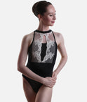 Francesca Sleeveless Dance Leotard with Lace Front and Open Back - 31705