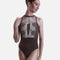 Francesca Sleeveless Dance Leotard with Lace Front and Open Back - 31705