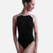 Fina Sleeveless Leotard with Lace Back and Round Neckline, Open Back Dancewear - 31707