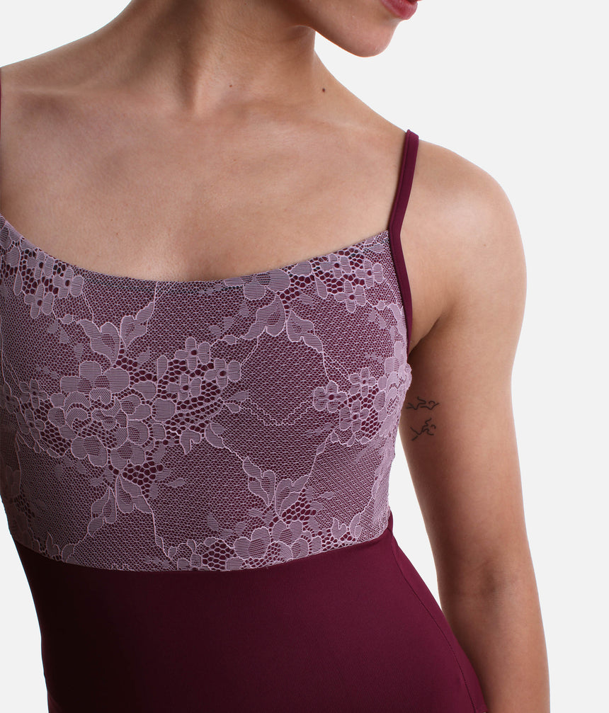 HALEY Lace Camisole Leotard, Lightweight, Quick-Dry Essential - 31727
