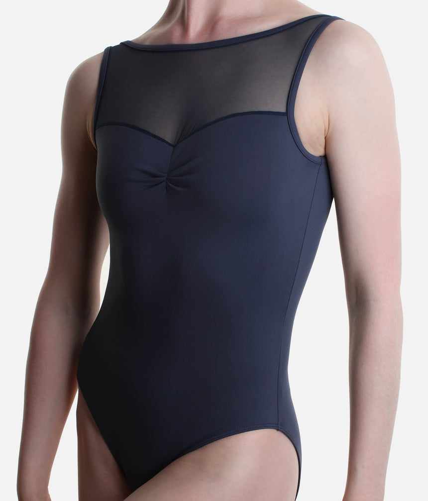 HADASSAH Sleeveless Leotard, Classic Ballet Style with Modern Mesh Detail - 31733