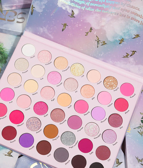 Eyeshadow Mega Palette, 42 Talc-Free Matte & Metallic Shades - SERENDIPITY
