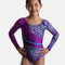 Long Sleeve Gymnastics Leotard, Fun Print - 47873