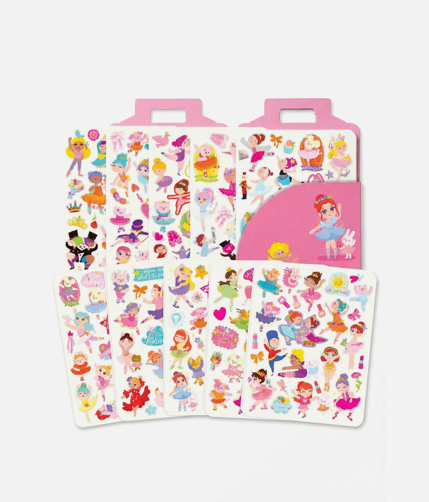 500+ Stickers On-the-Go Dance Magic, Ballerina Designs