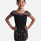 Girls Dance Skirt, Floral Mesh - 5211