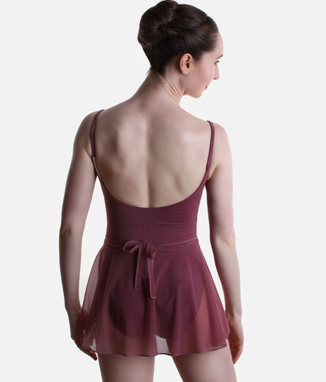 Classic Ballet Wrap Skirt in Stretch Tulle with Tie Ribbons - 7131