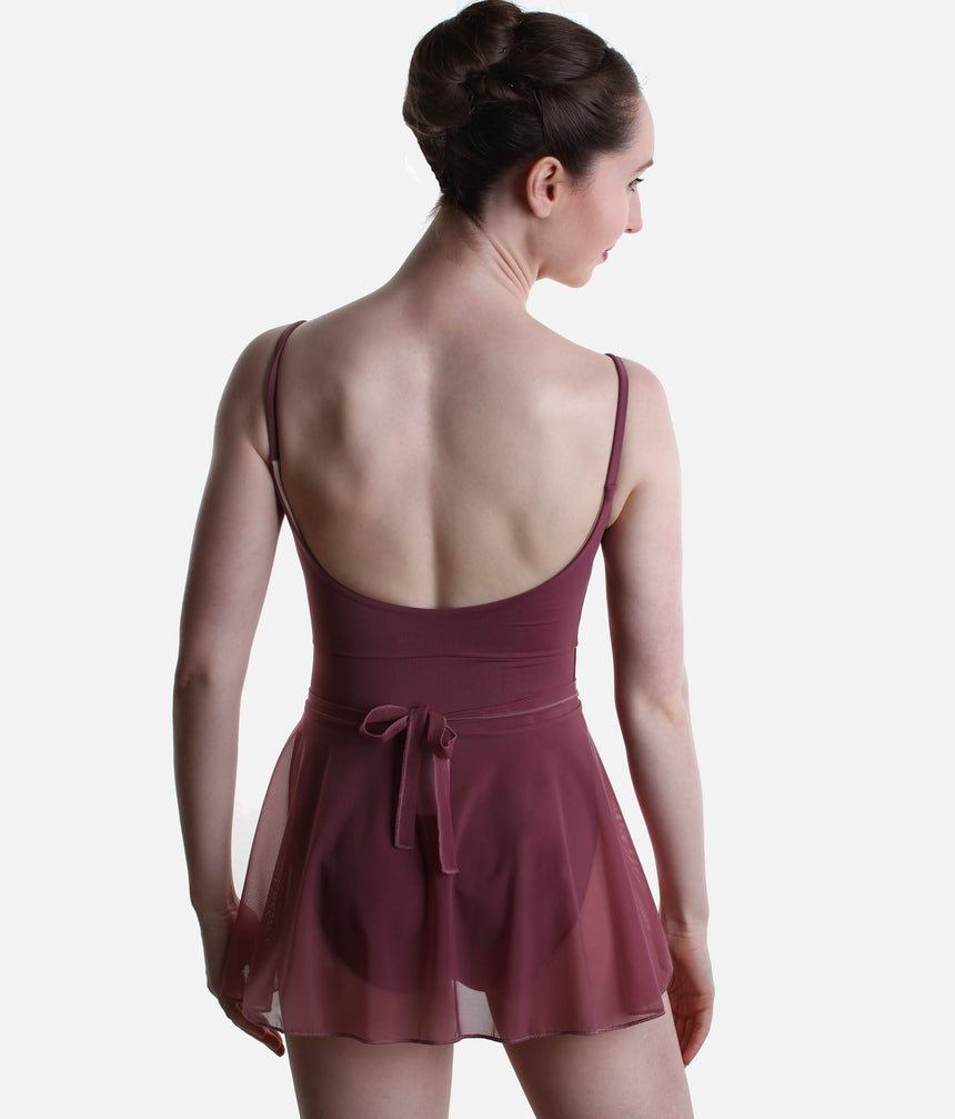 Classic Ballet Wrap Skirt in Stretch Tulle with Tie Ribbons - 7131