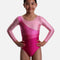 Girls Performance Gymnastics Leotard, Long Sleeve Glam - 7813