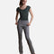 Solstice Knit Dance Pants, High-Waist Bootcut Warm-Up Trousers - P80005